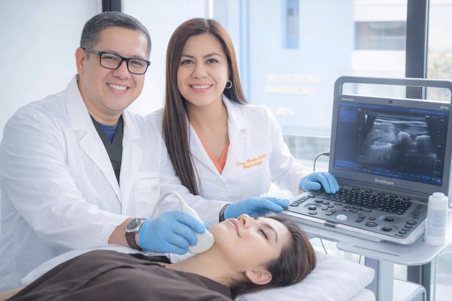 Doctores especialistas en ultrasonido tiroideo